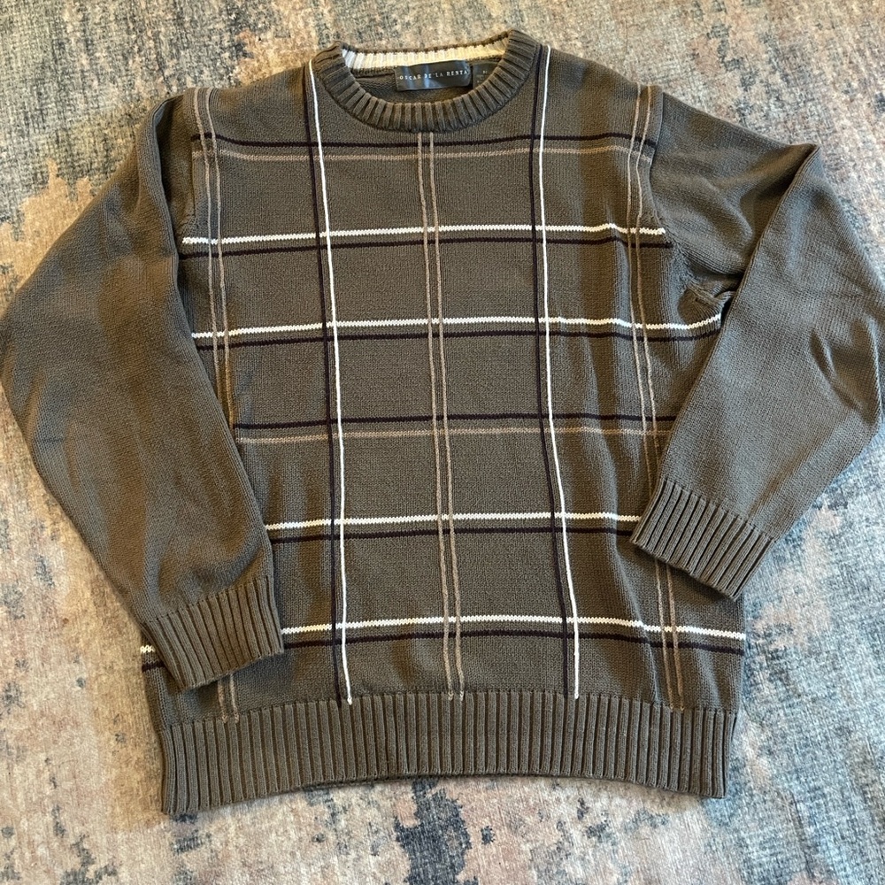 Vintage Oscar De La Renta Sweater. Men's Size Medium